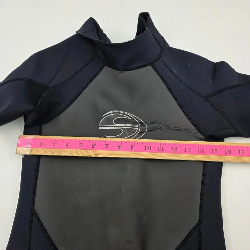 Deep See Mens S‎ Black Short Sleeve Wetsuit Neoprene Surf Swim Diving Suit